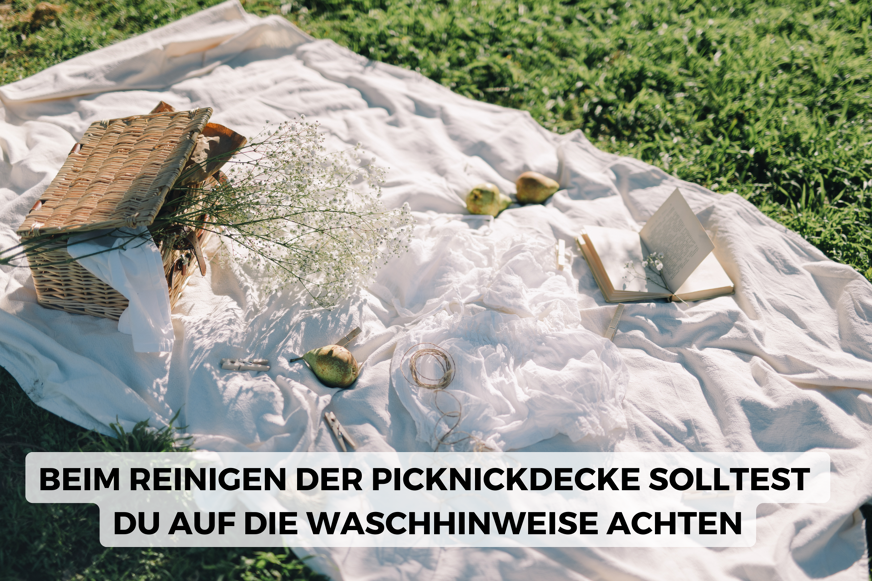 Picknickdecke waschen